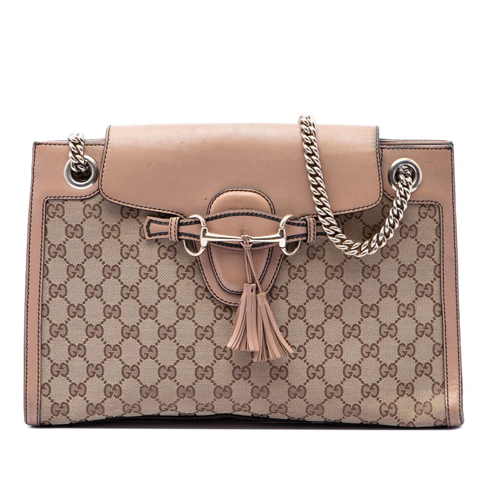Gucci Large Gg Canvas Emily Shoulder #332462G69B